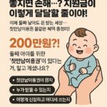 둘째아 첫만남이용권 300만원